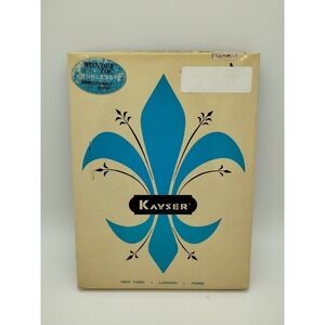 Vintage, NOS, Kayser Sheer Nylon Garter Stockings Sz A 8 1/2-9 FUDGE Runless